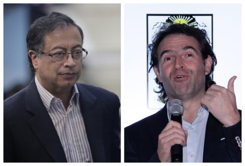 Gustavo Petro y Federico Gutiérrez