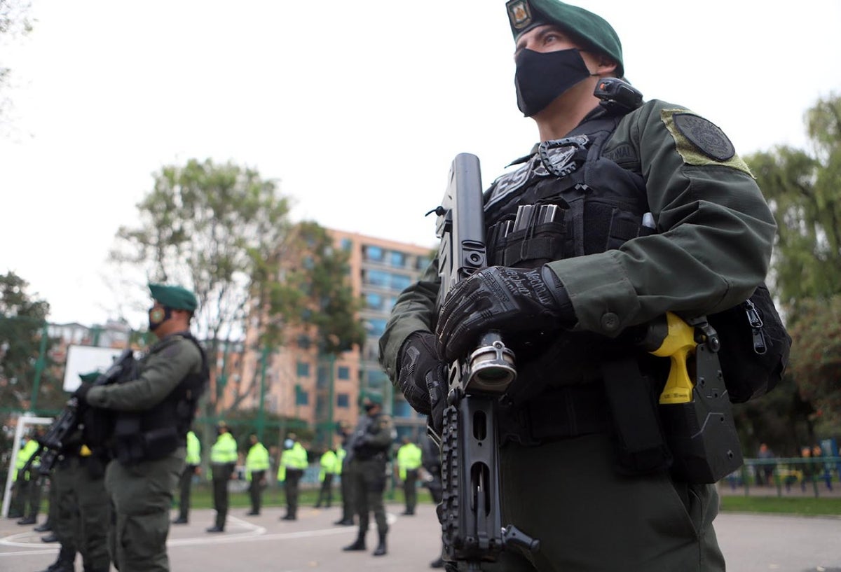 Policía en Bogotá