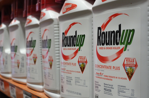 Herbicida Roundup con glifosato