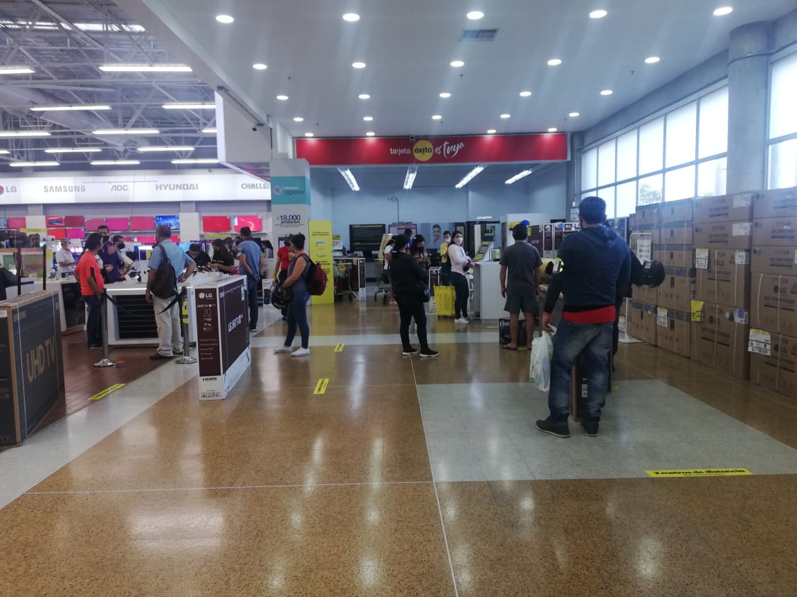 Centro comercial en Bucaramanga.