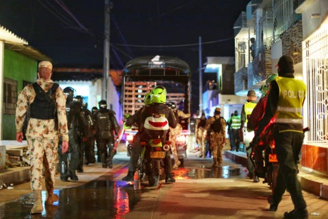 Los uniformados recibieron denuncias por parte de la ciudadanía.