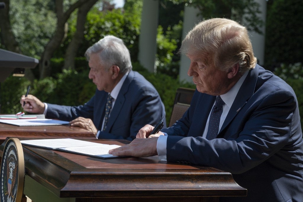 Andrés Manuel López Obrador, Donaldo Trump