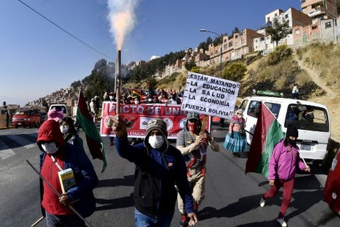 marchas bolivia