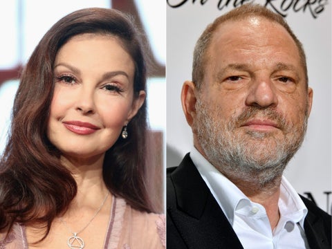 Ashley Judd y Harvey Weinstein