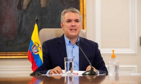 Presidente Iván Duque, durante su programa "Prevención y Acción".