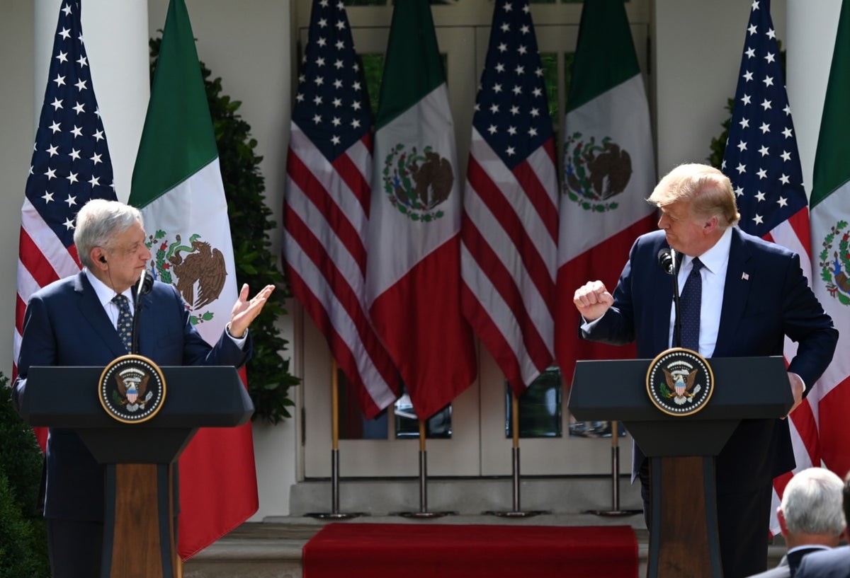 AMLO y Donald Trump