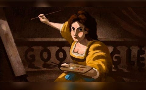 Doogle de Artemisia Gentileschi