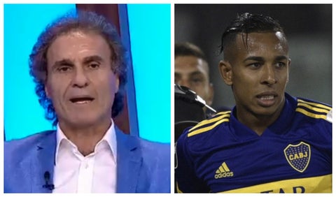 Óscar Ruggeri y Sebastián Villa