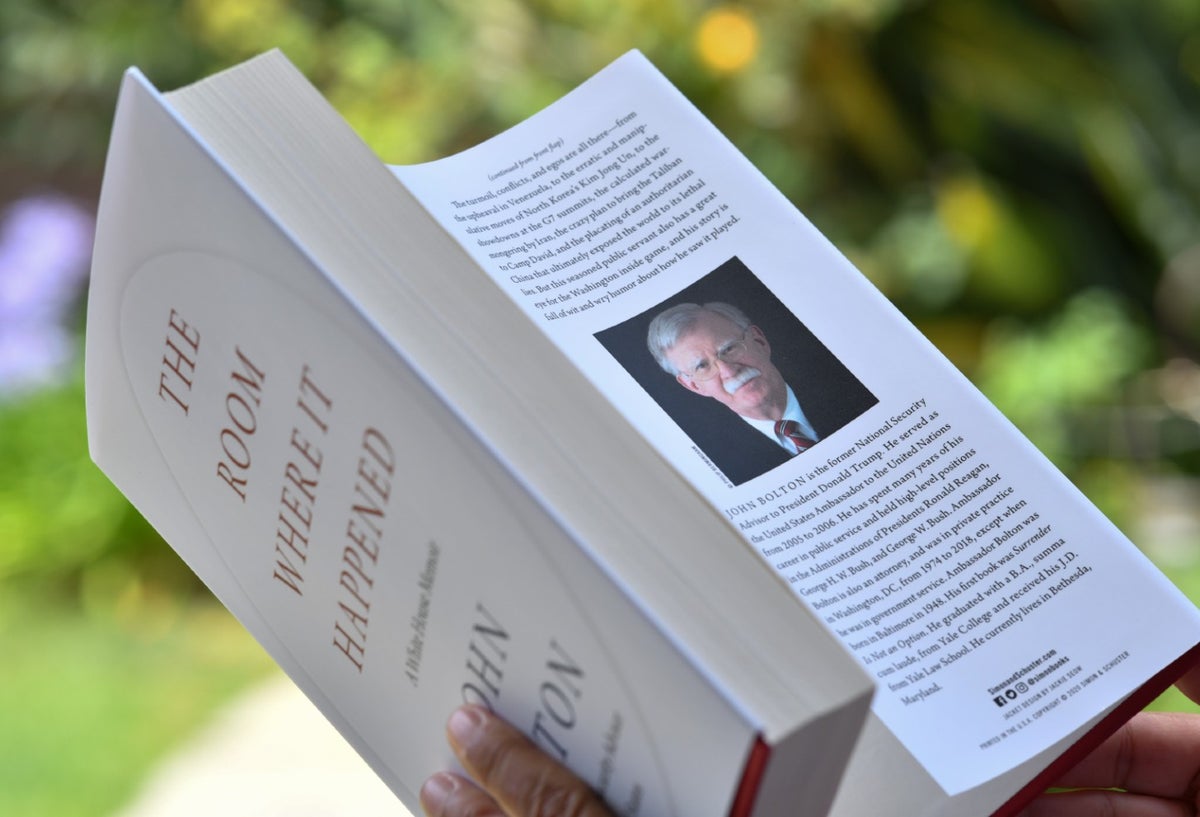 Libro de John Bolton sobre Donald Trump