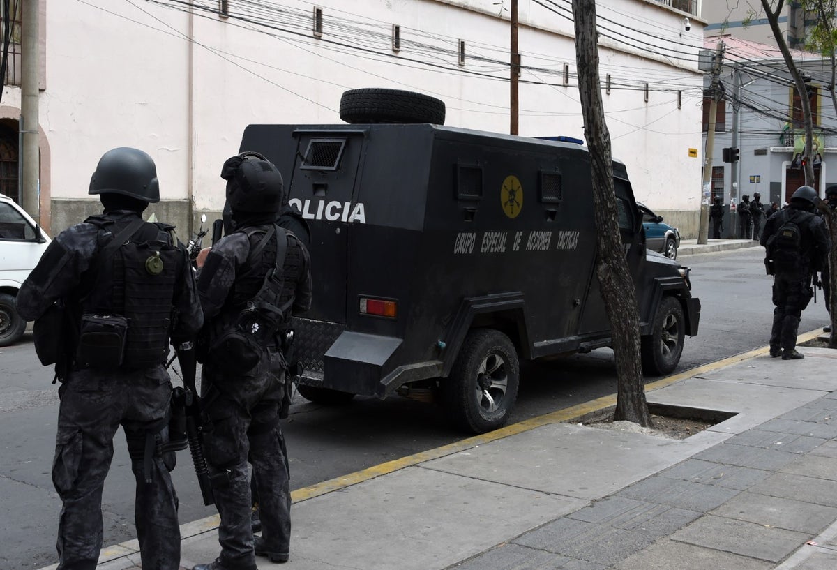 Policía en Bolivia