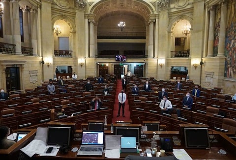 Congreso de la República en medio de pandemia
