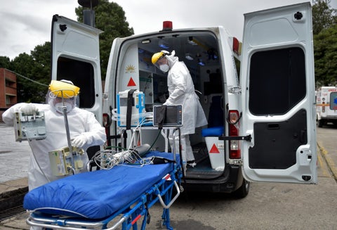 Coronavirus en Bogotá / pacientes contagiados
