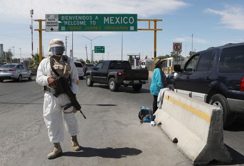 Controles en frontera Estados Unidos-México