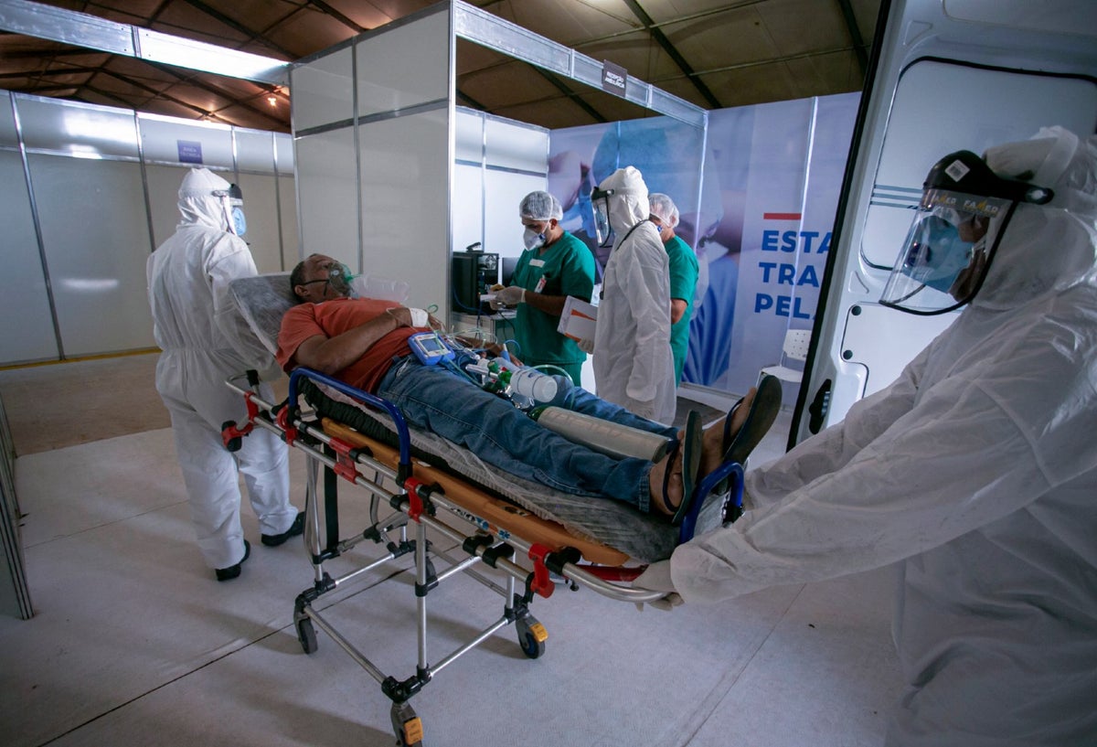 Contagiados de coronavirus en Brasil