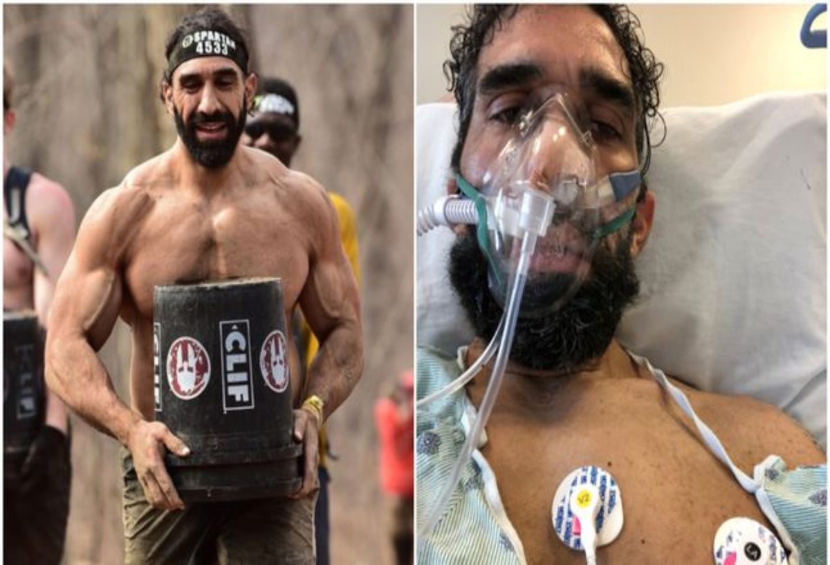 Así quedó un disciplinado atleta luego de sufrir coronavirus