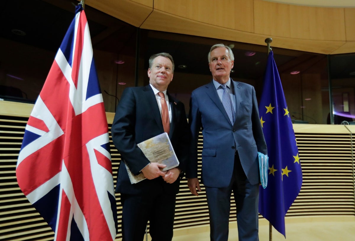 David Frost y Michel Bernier, negociadores de acuerdo posbrexit