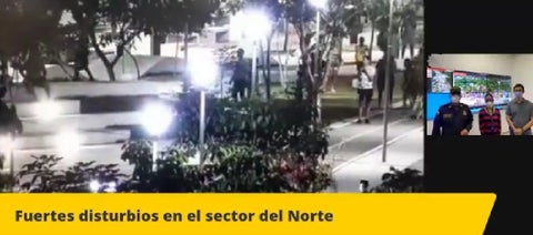 Graves disturbios dejan policías heridos