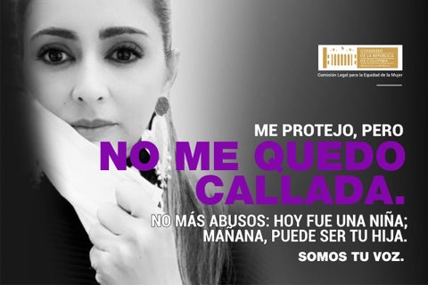 Comisión de la Mujer campaña no me quedo callada