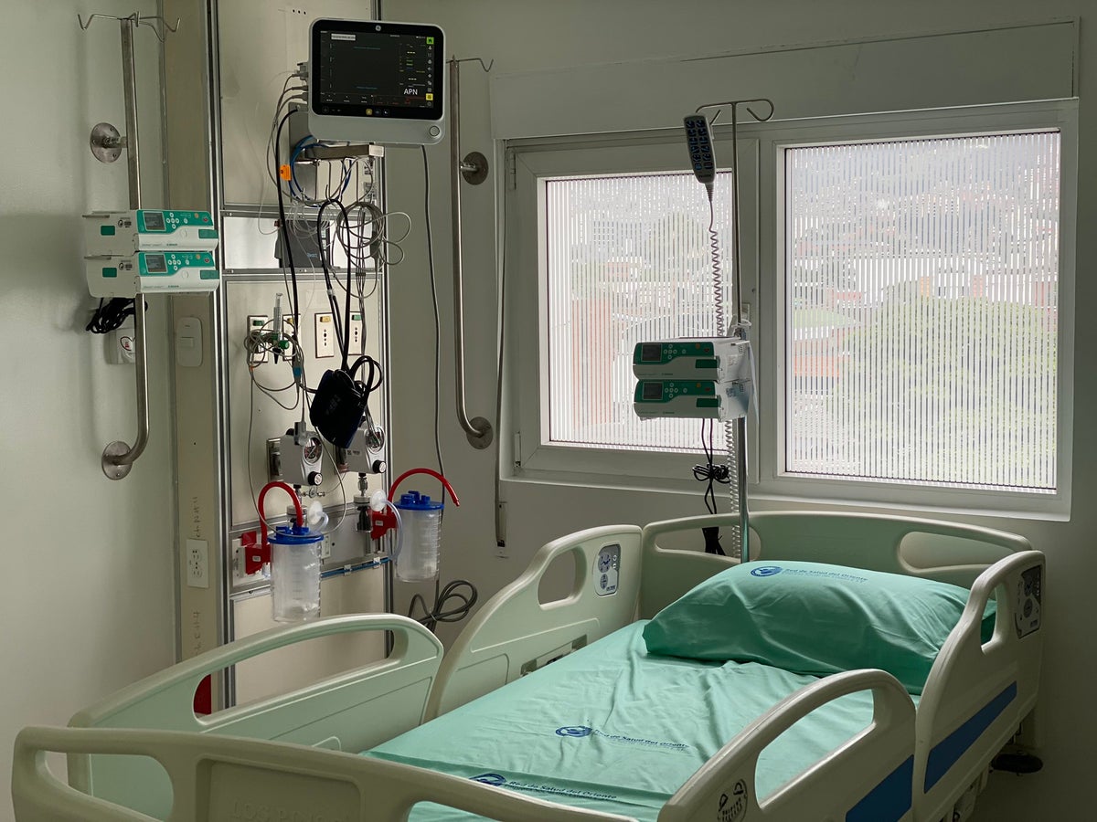 El centro médico especializado en la atención de pacientes con COVID-19