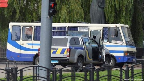 Secuestro de autobús en Ucrania