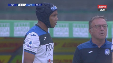 Casco de Luis Fernando Muriel