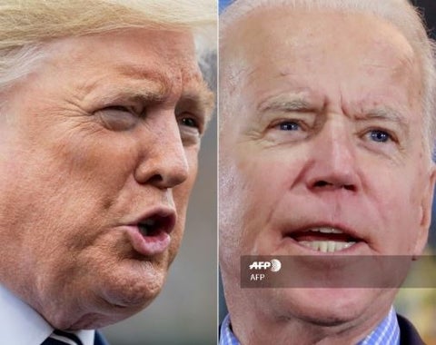 Donald Trump y Joe Biden