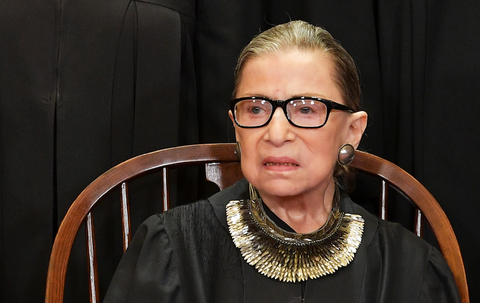 Ruth Bader Ginsburg, jueza de la Corte Suprema de EE.UU.