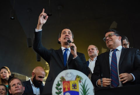 Juan Guaidó, presidente interino de Venezuela
