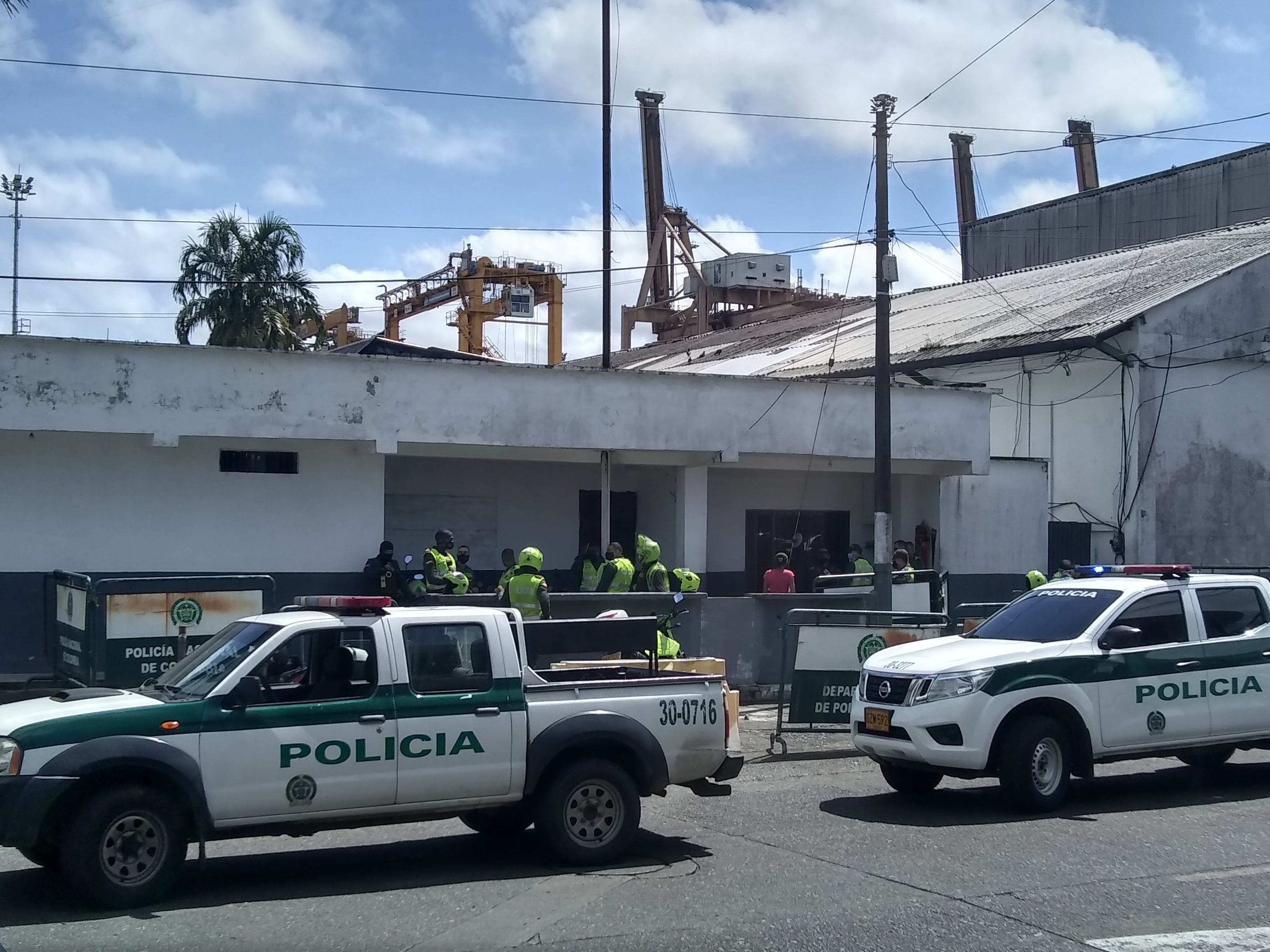 Estación de Policías "Marte" en Buenaventura.