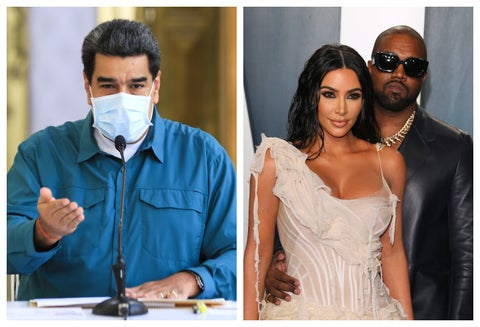 Nicolás Maduro / Kanye West y Kim Kardashian