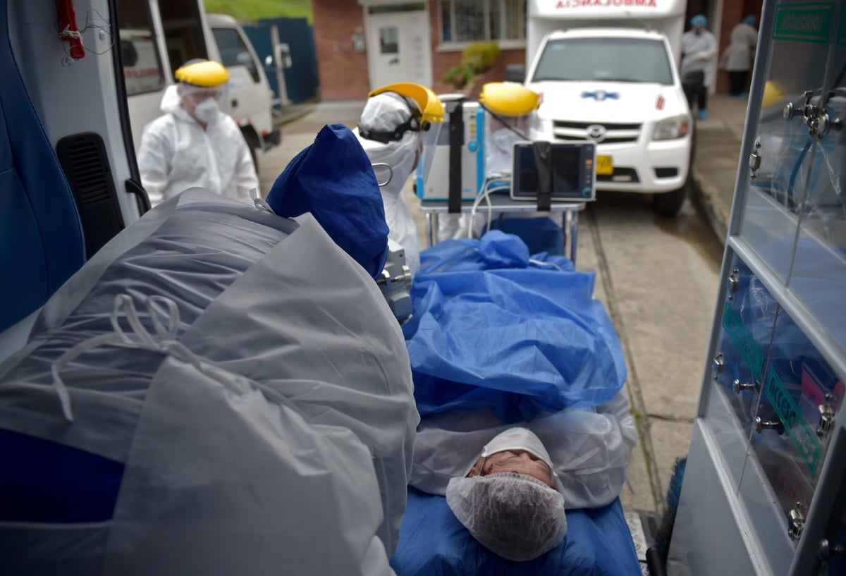 Pacientes contagiados de coronavirus en Bogotá