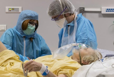 Pacientes con coronavirus