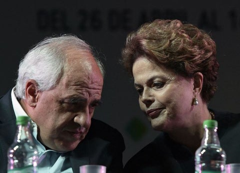 Ernesto Samper y Dilma Rousseff