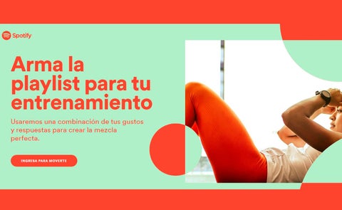 Spotify, playlist interactiva para hacer ejercicio