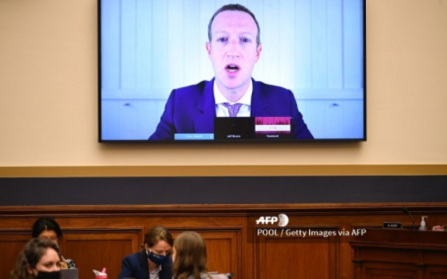 Mark Zuckerbeg ante el Congreso de EEUU