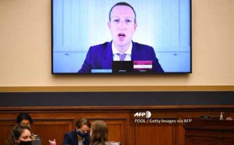 Mark Zuckerbeg ante el Congreso de EEUU