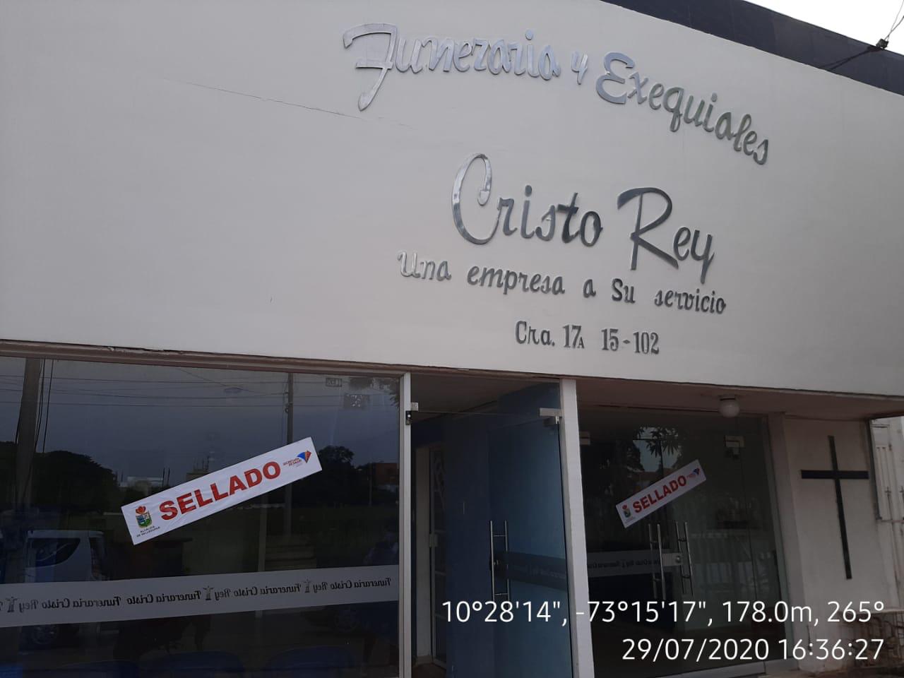 Es primera vez que se cierra temporalmente una funeraria en la ciudad