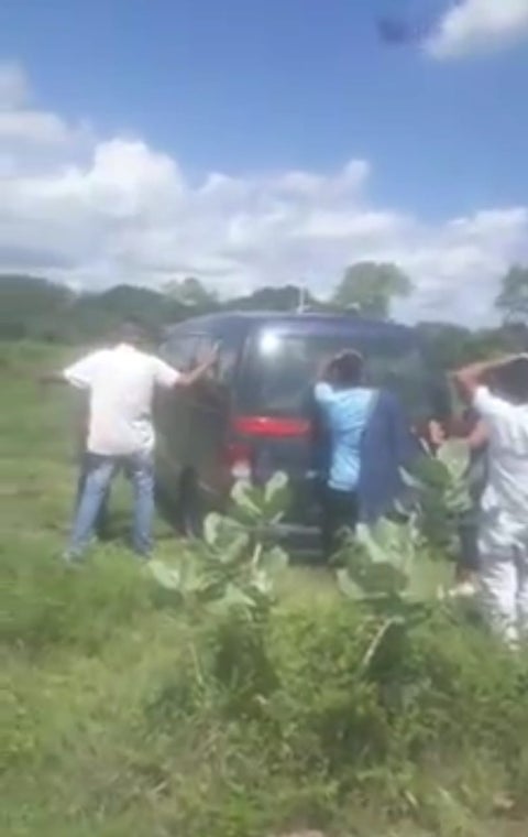 El cementerio municipal Colapsó
