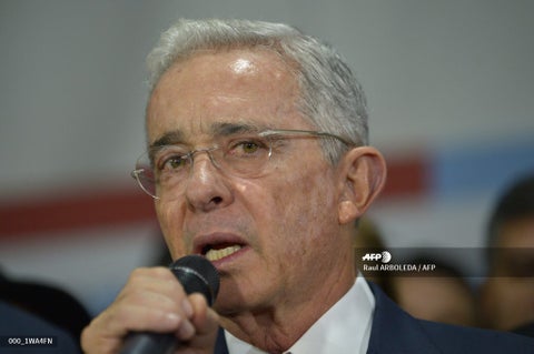 Álvaro Uribe Vélez, expresidente de Colombia.