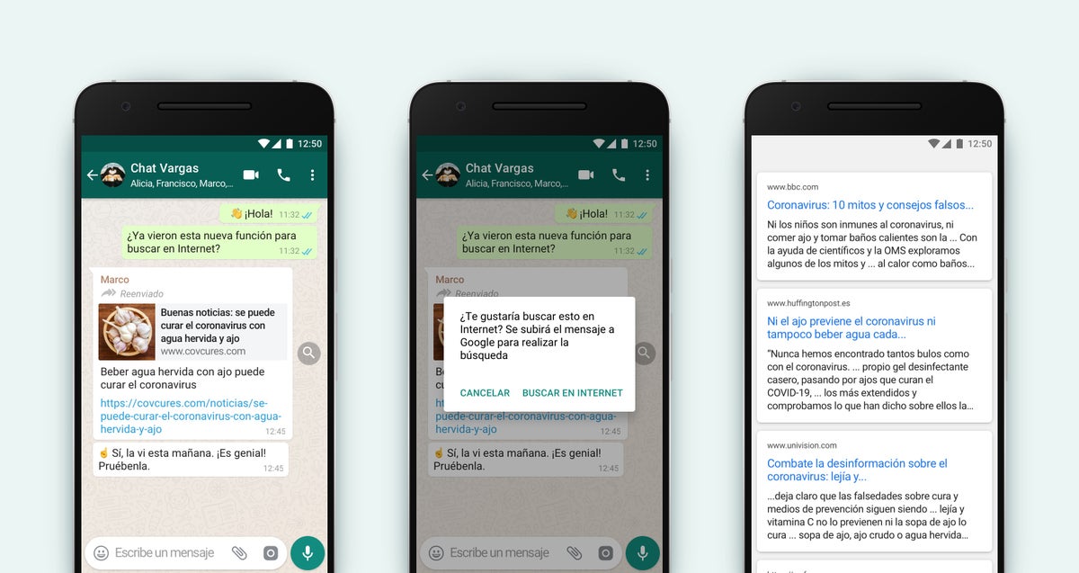 Whatsapp revisión de mensajes