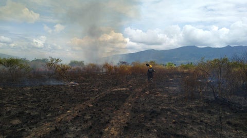 Incendio Forestal en Chinauta (Cundinamarca)