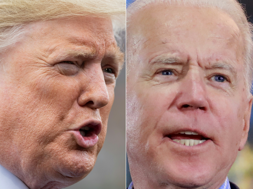 Joe Biden y Donald Trump