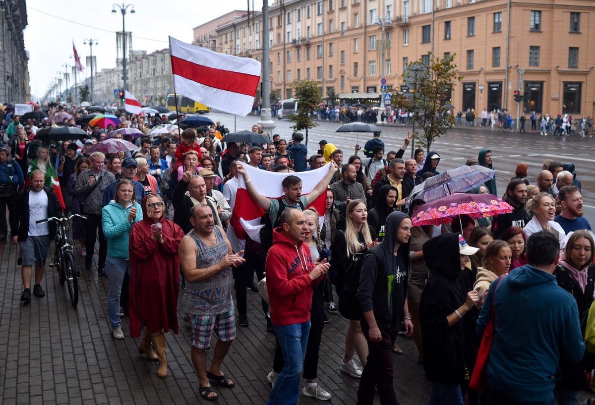 Protestas en Bielorrusia por reelección de Aleksandr Lukashenko