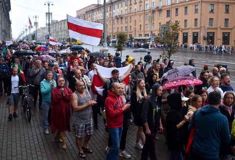 Protestas en Bielorrusia por reelección de Aleksandr Lukashenko