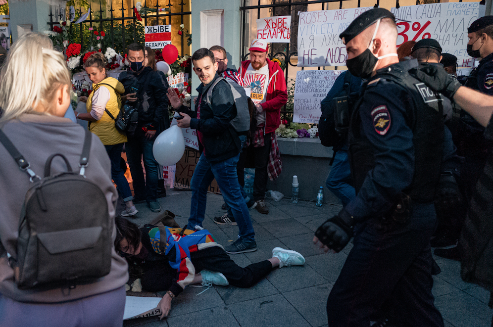 Manifestaciones en Bielorrusia