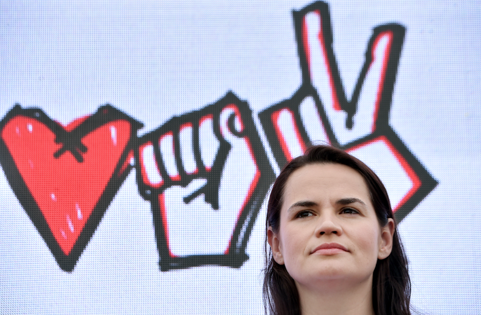 Svetlana Tijanóvskaya, rival de Lukashenko a la presidencia de Bielorruisa