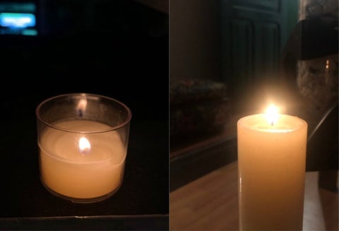 Bogotanos enciende una vela