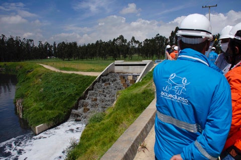 Estación Bosatama en el río Tunjuelo