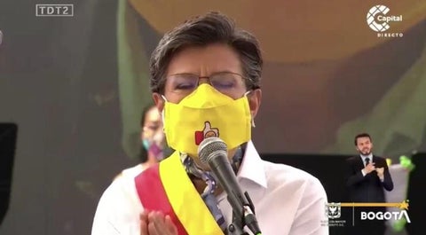 Claudia López, alcaldesa de Bogotá
