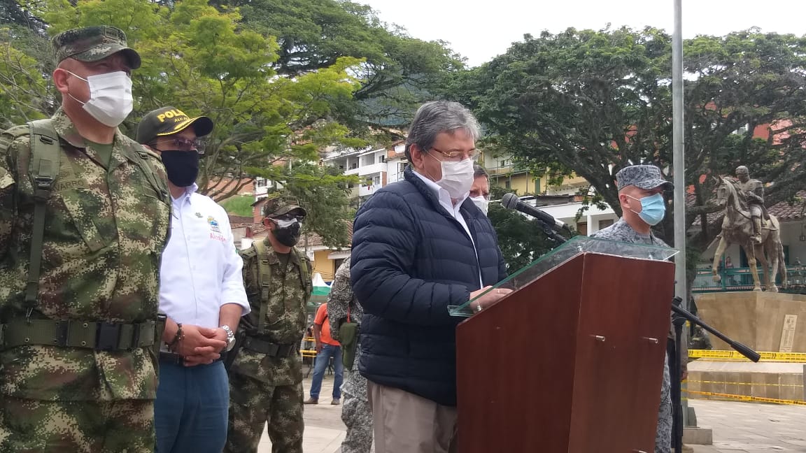 Consejo de seguridad en Andes, Antioquia